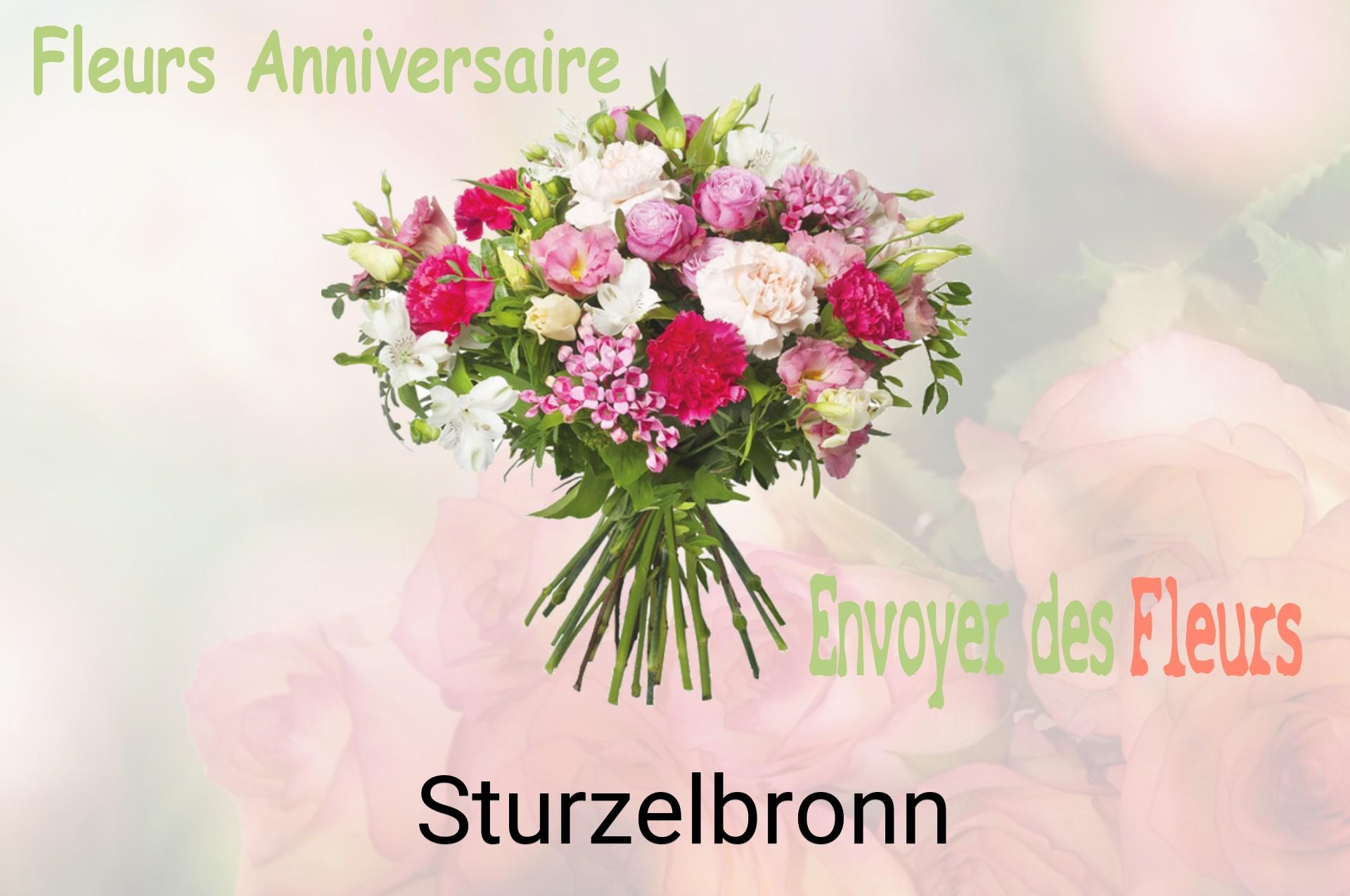 Bouquet de fleurs d’anniversaire livré à Sturzelbronn